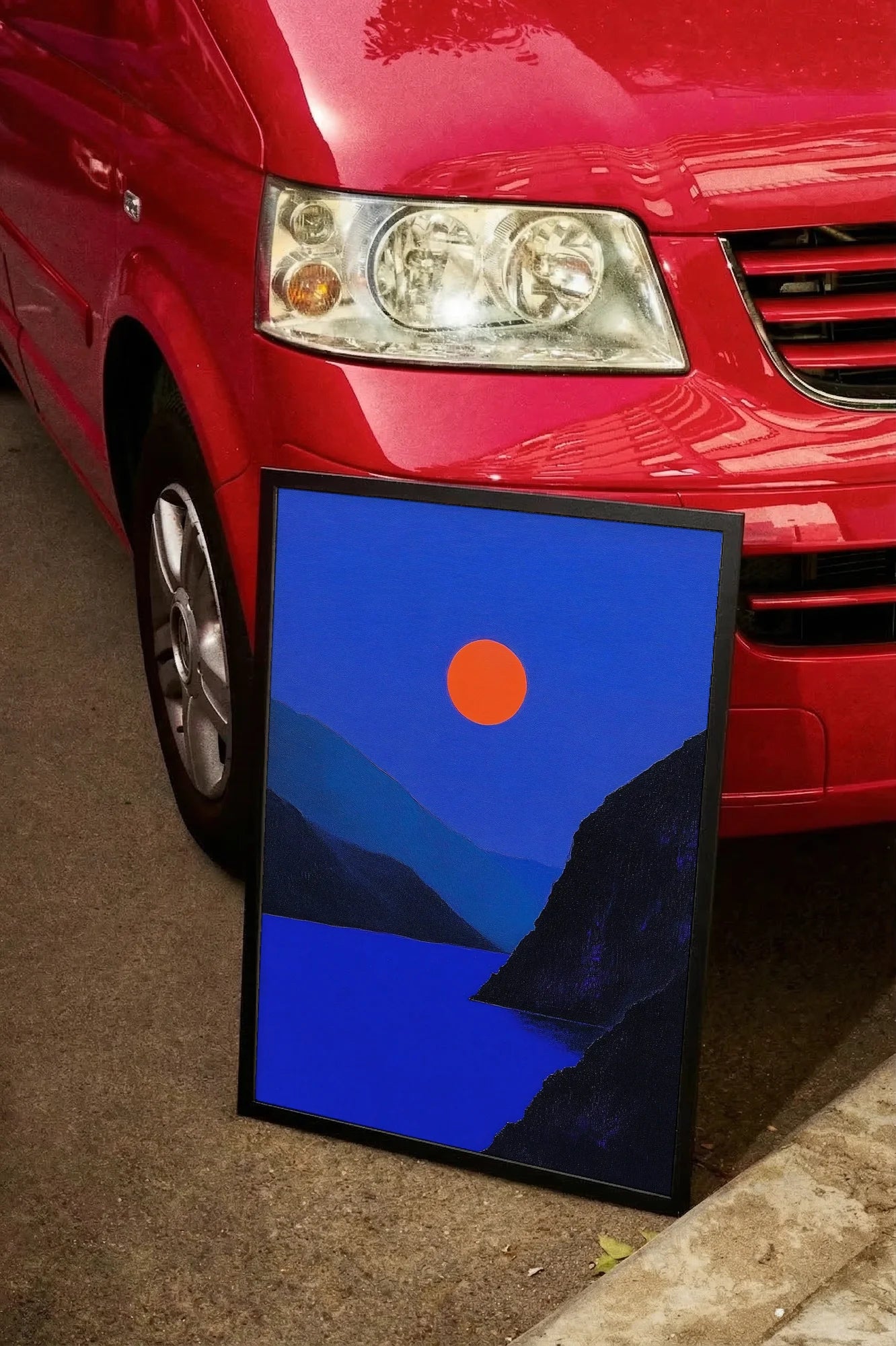 Vermilion Horizon - carmockup