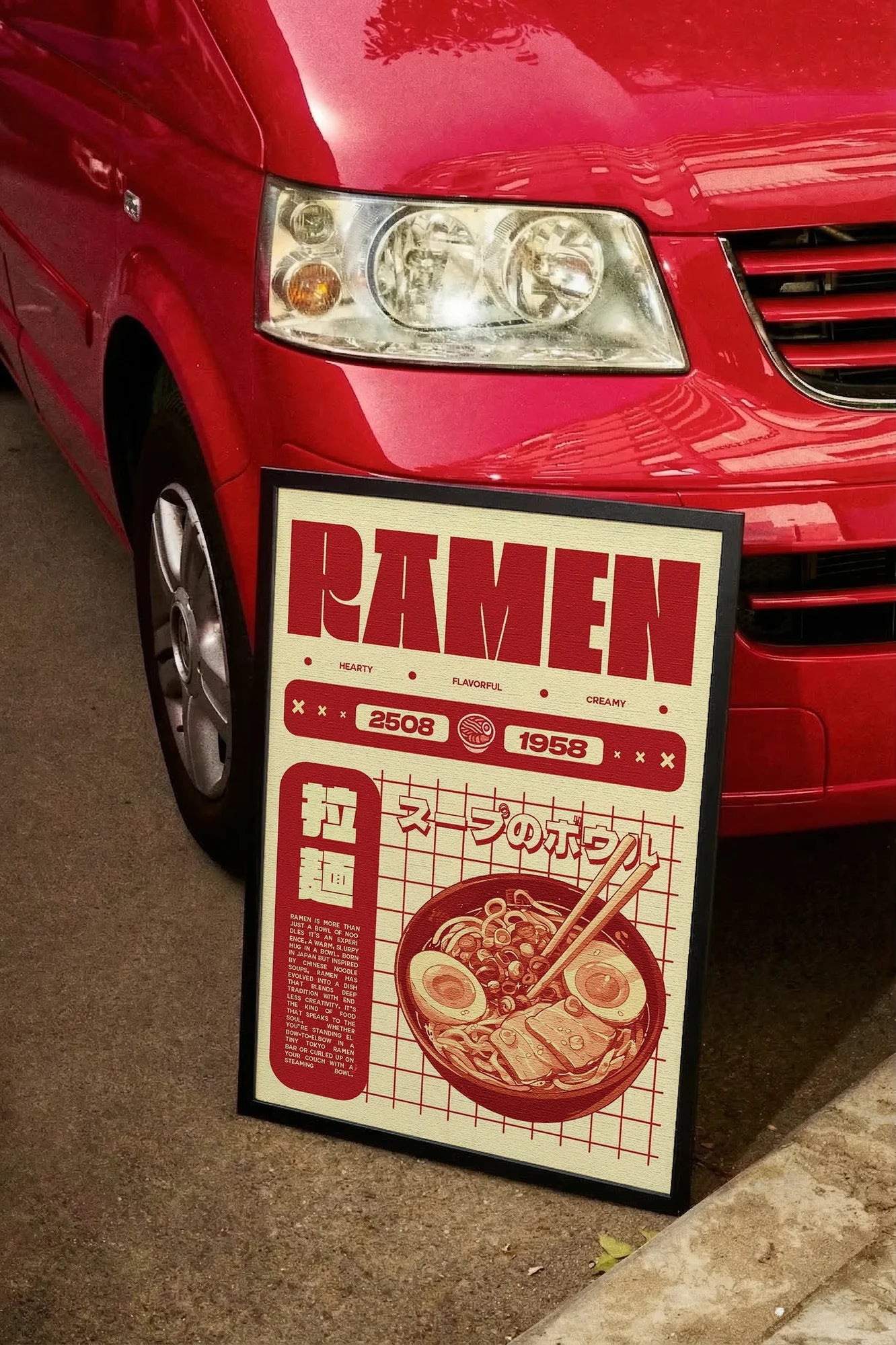 Nostalgic Ramen - carmockup