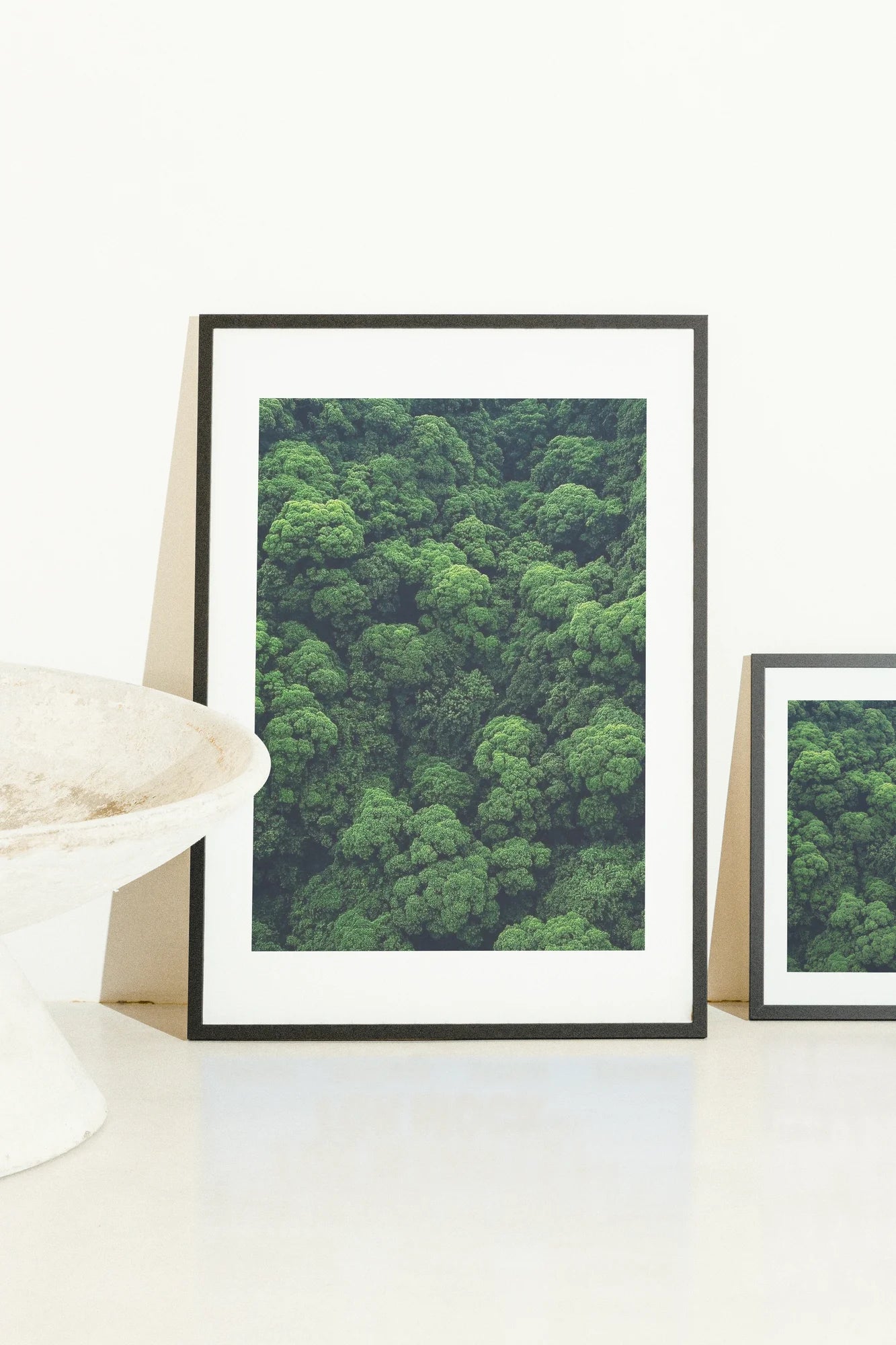 Vue aérienne de canopées vertes luxuriantes, capturant la majesté tranquille d'une nature sauvage intacte.. dark green, forest green, green, nature, photographic, serene