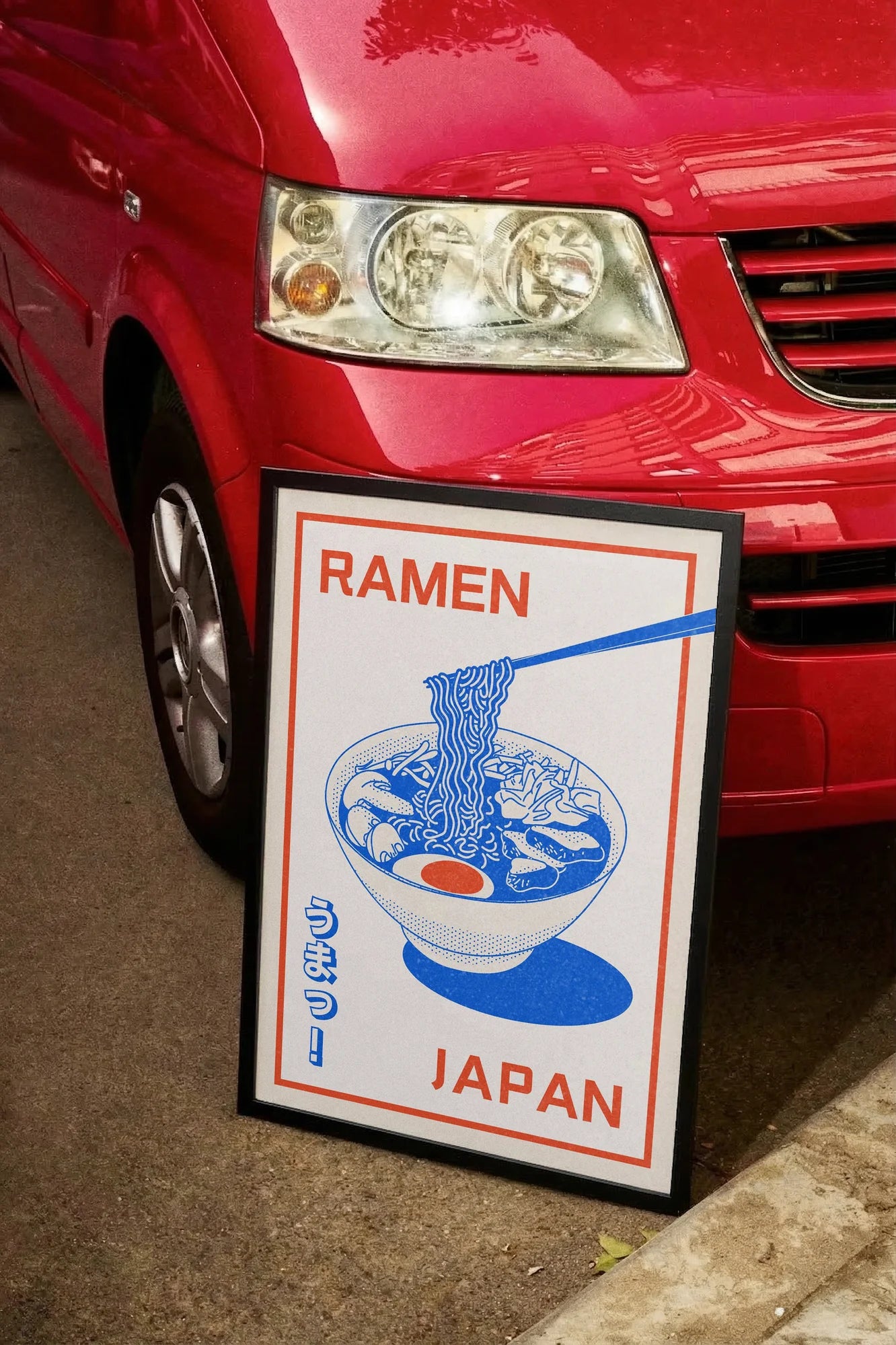 Ramen's Quiet Joy - carmockup