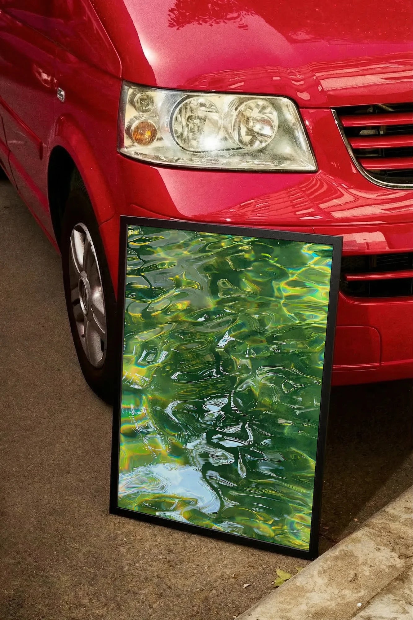Shimmering Waves - carmockup