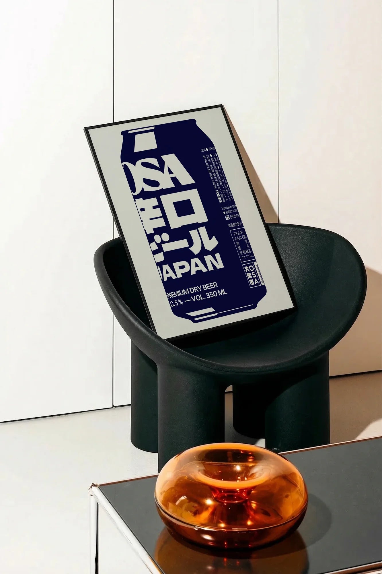 Cans of Blue - onchair