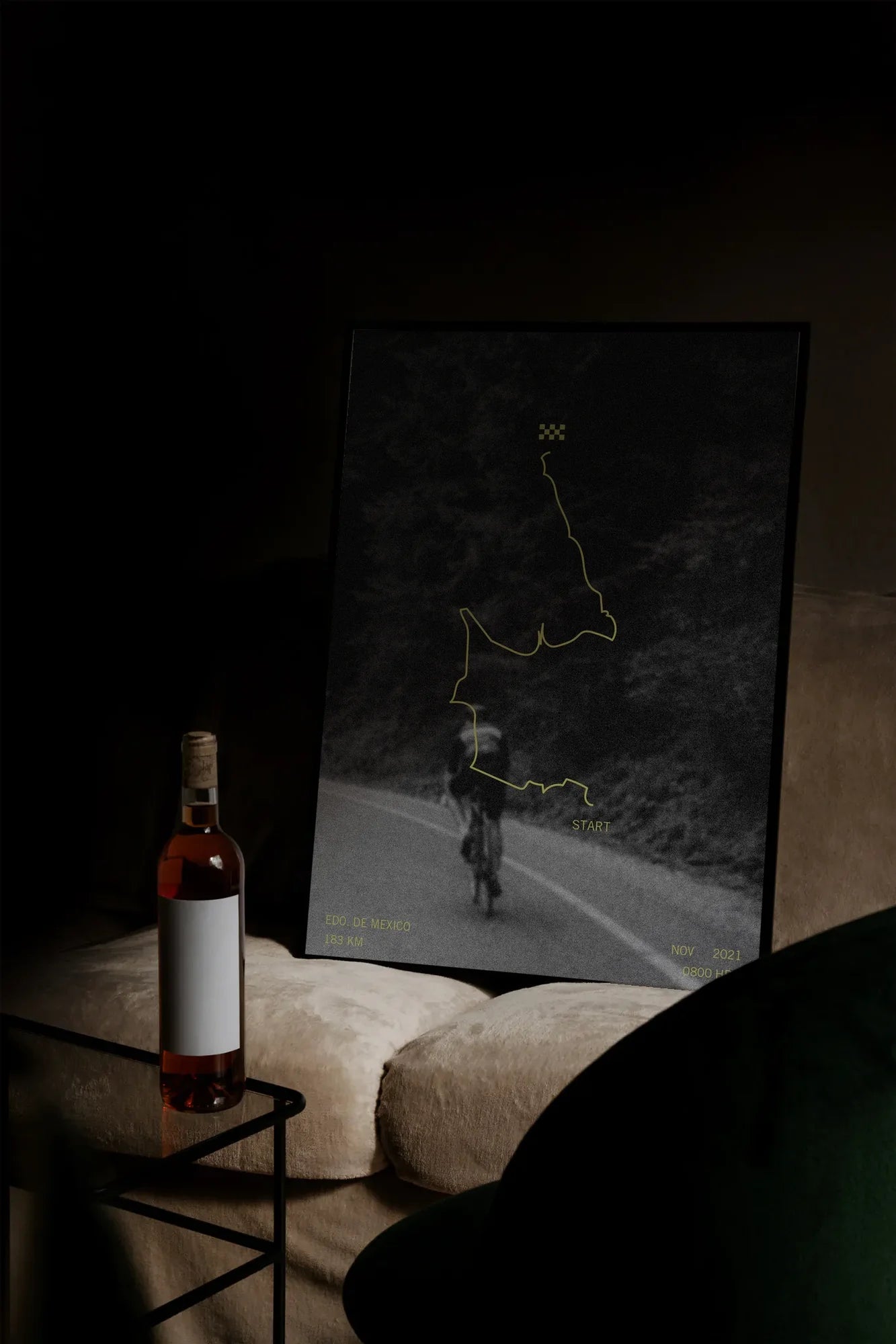 Cyclist's Path - mockupsofa-dark