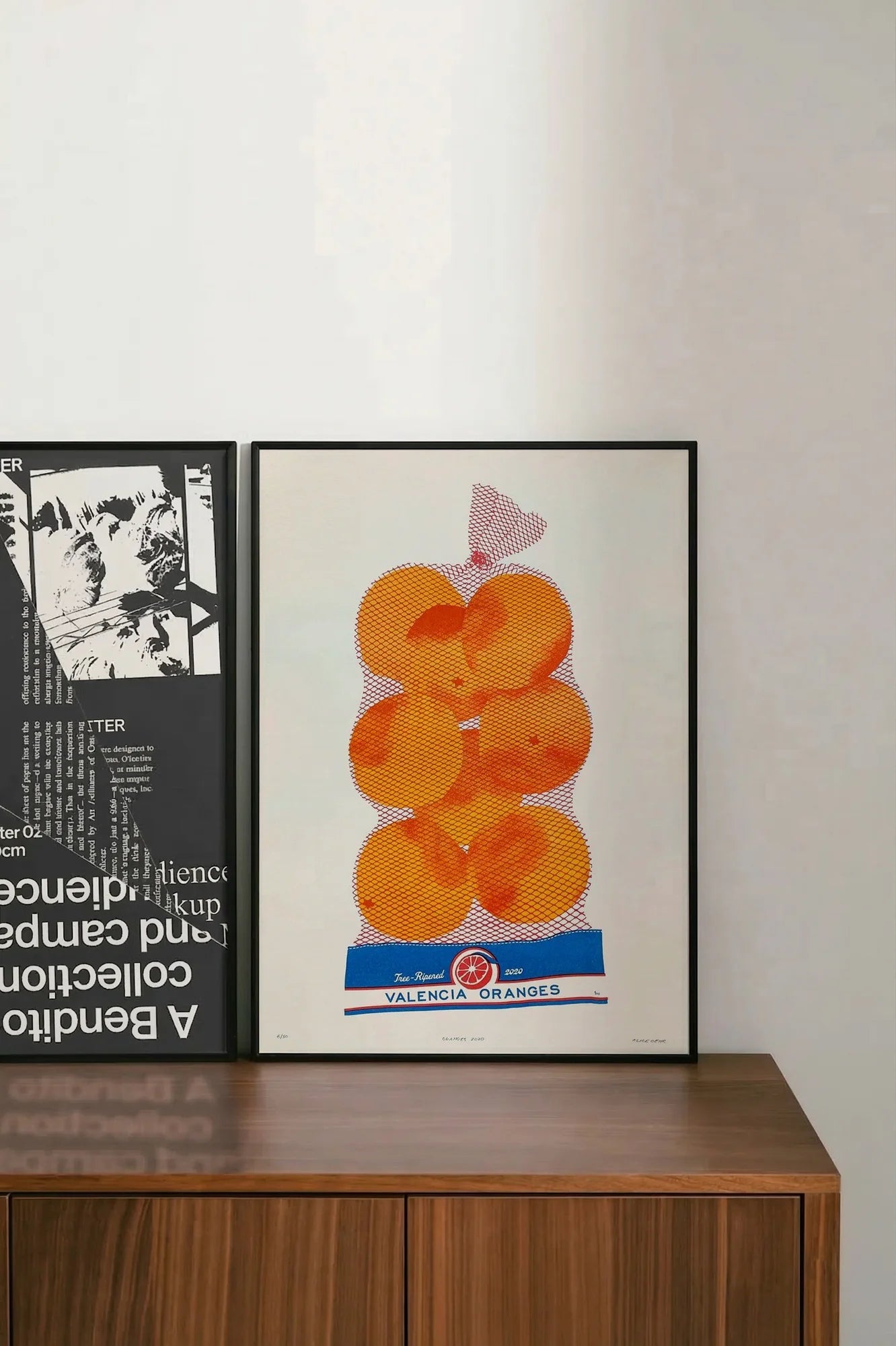 Orange Grid - shelftwo