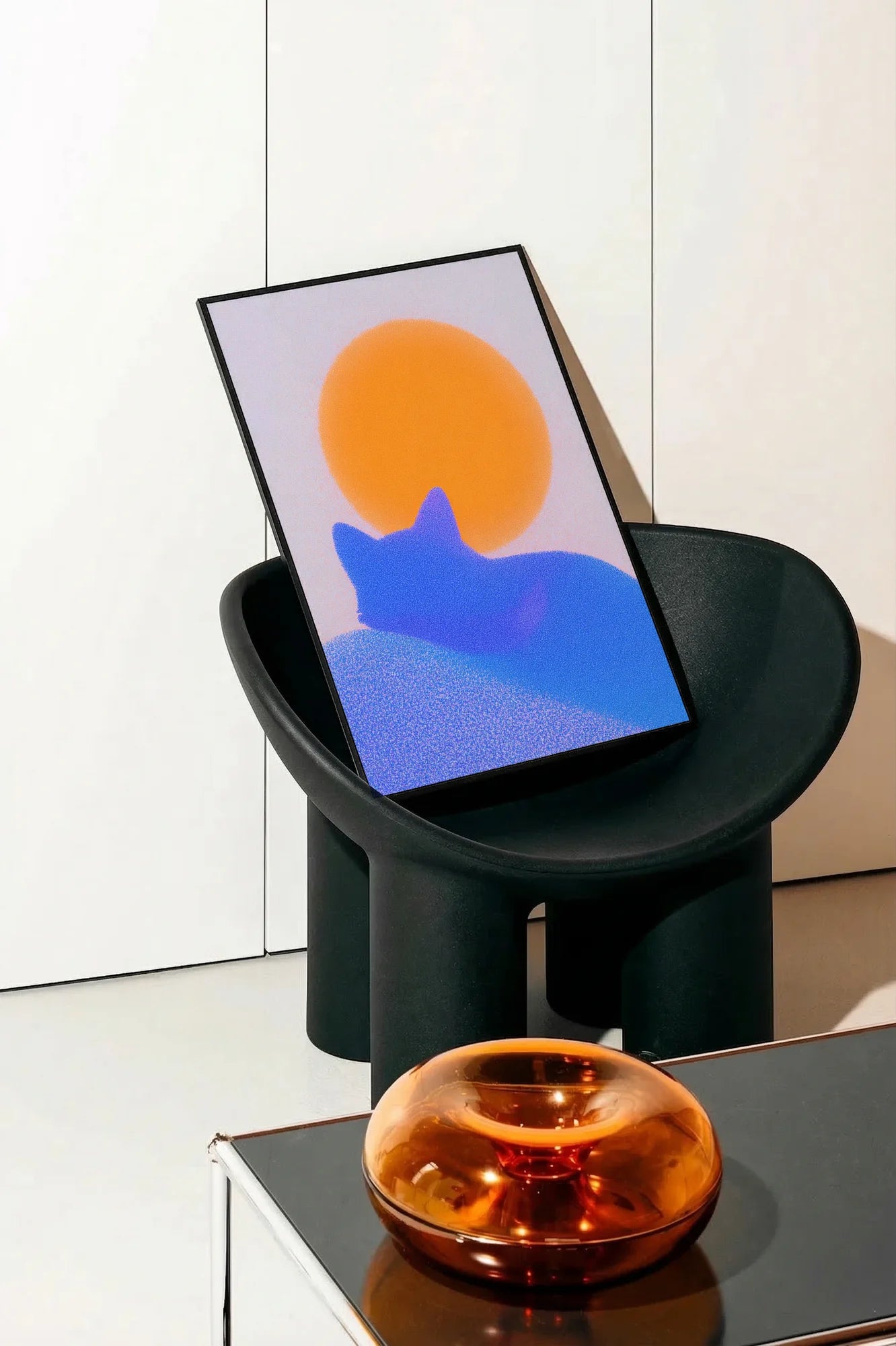 Blue Ghost and Sun - onchair