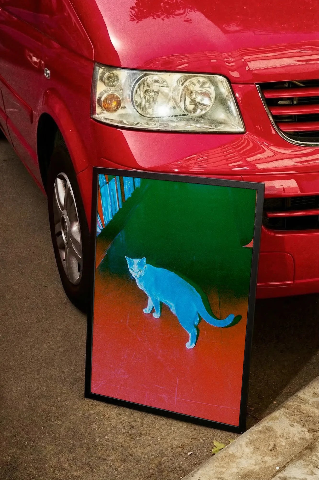Red Cat's Blue Dream - carmockup