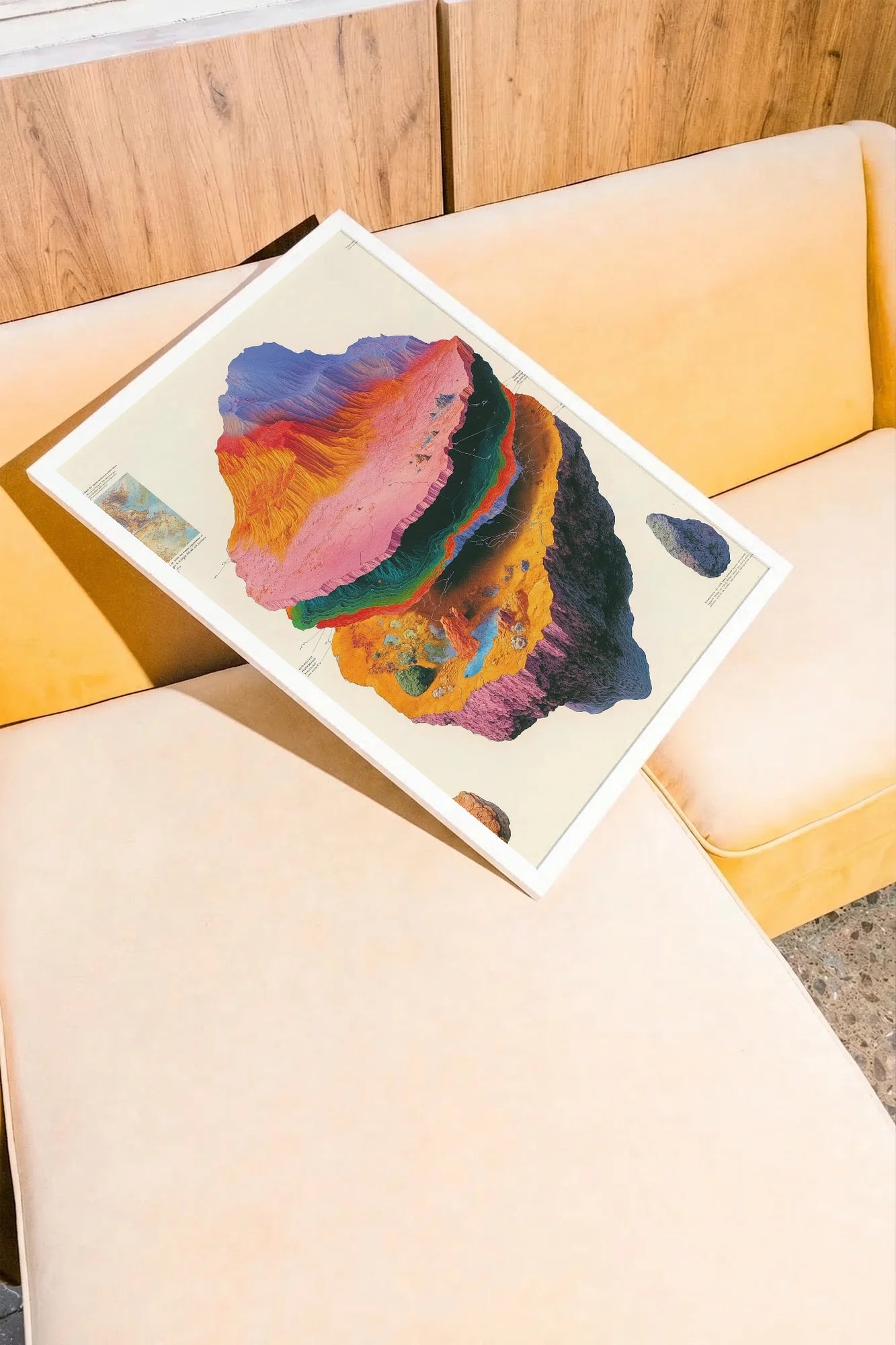 Surreal Cake Peaks - sofajaune