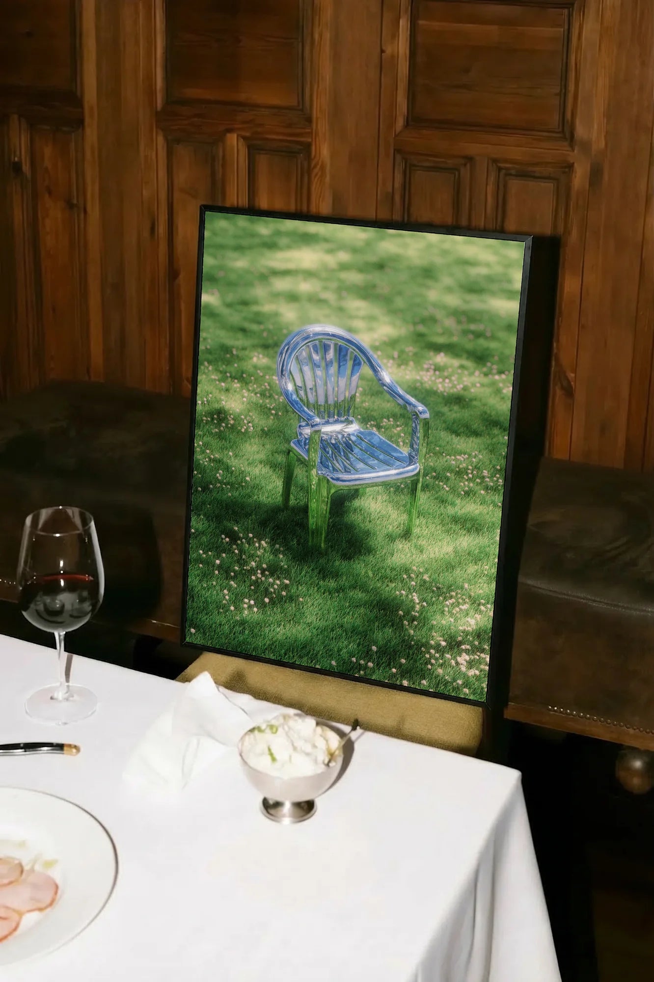 Blue Chair in Sunlight - atarestotable