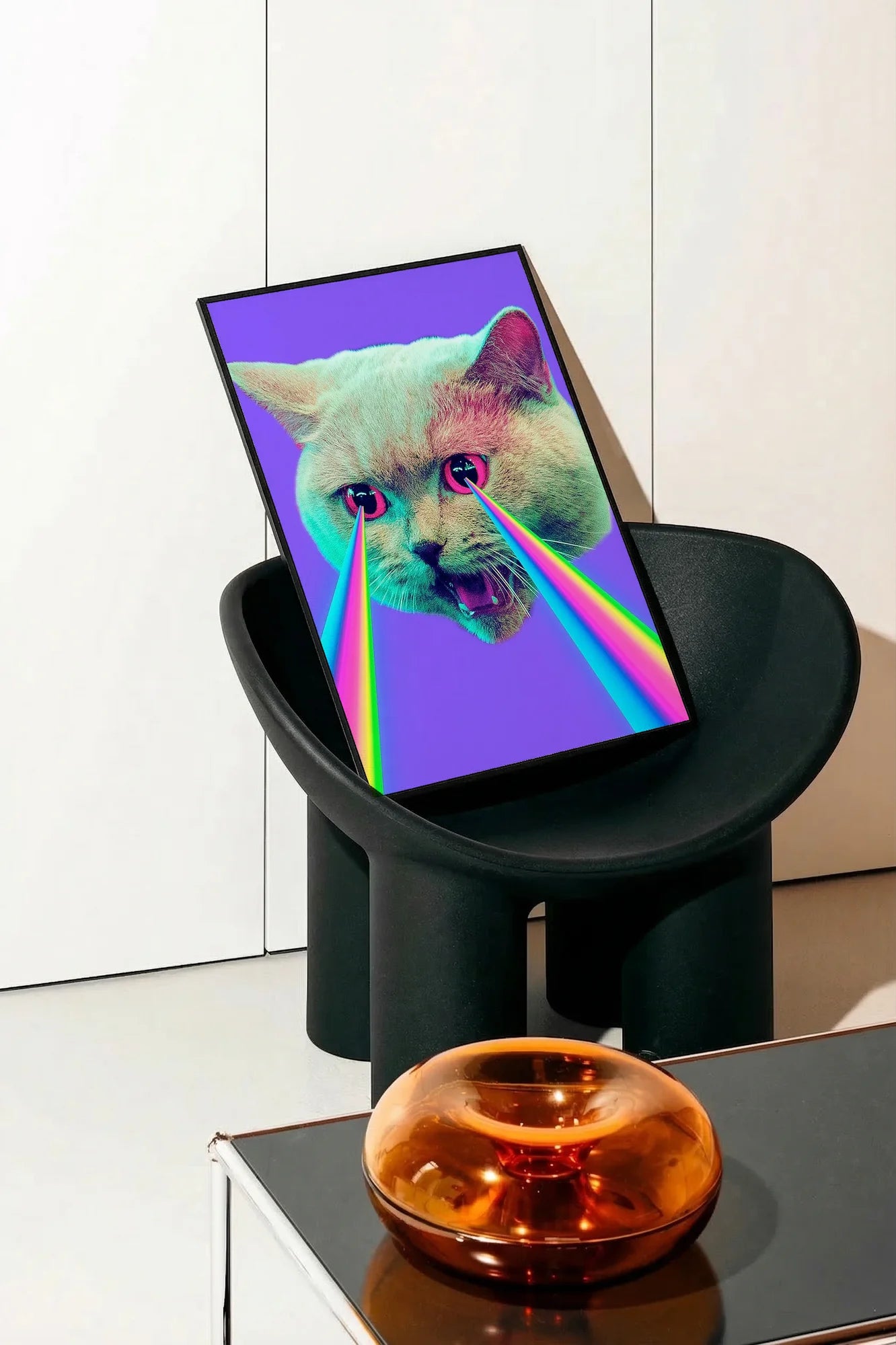 Neon Kitty - onchair