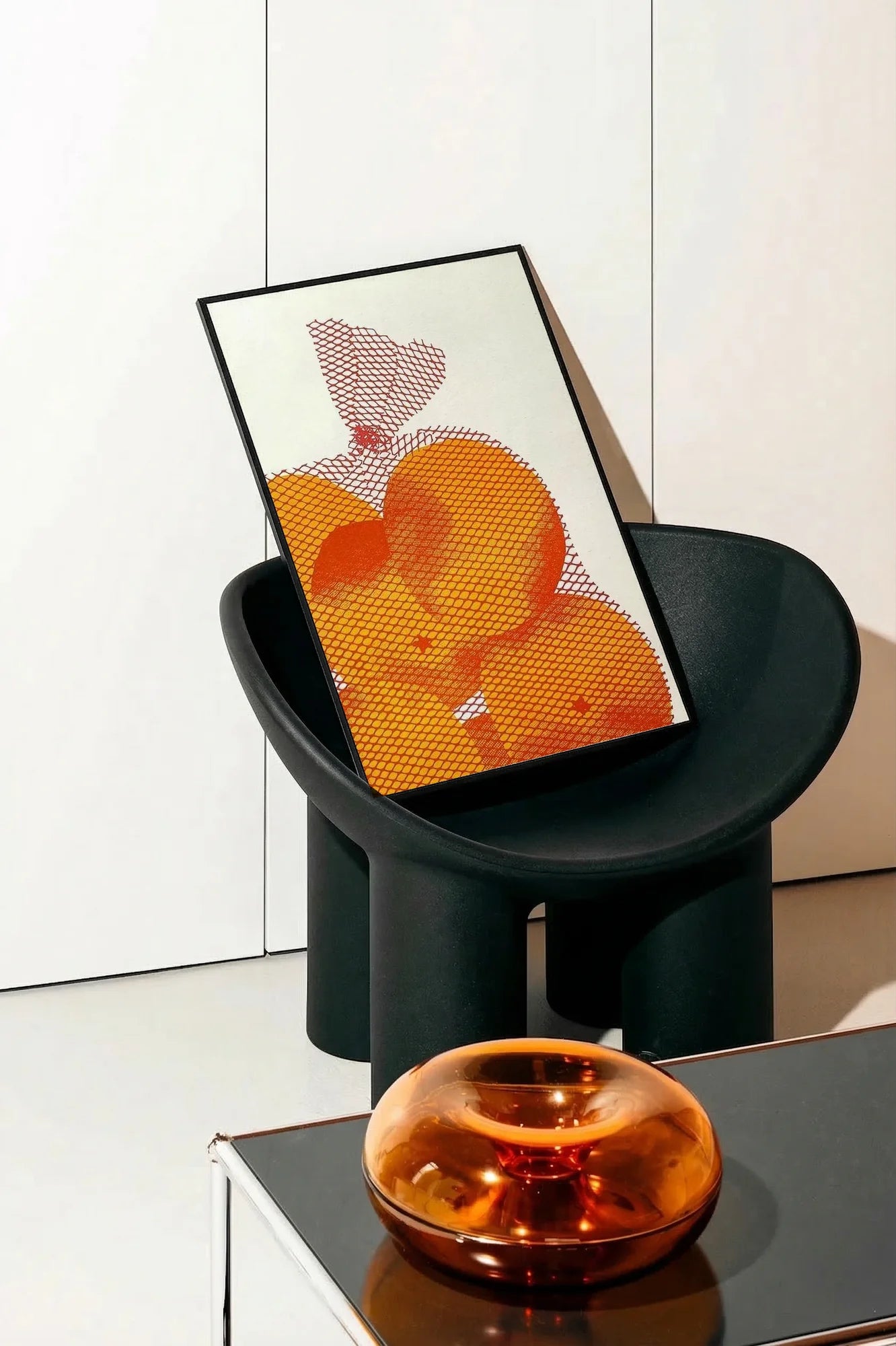 Orange Mesh - onchair