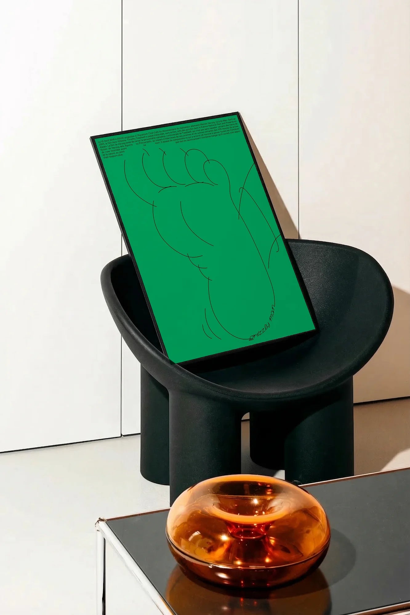 Green Ink Foot - onchair