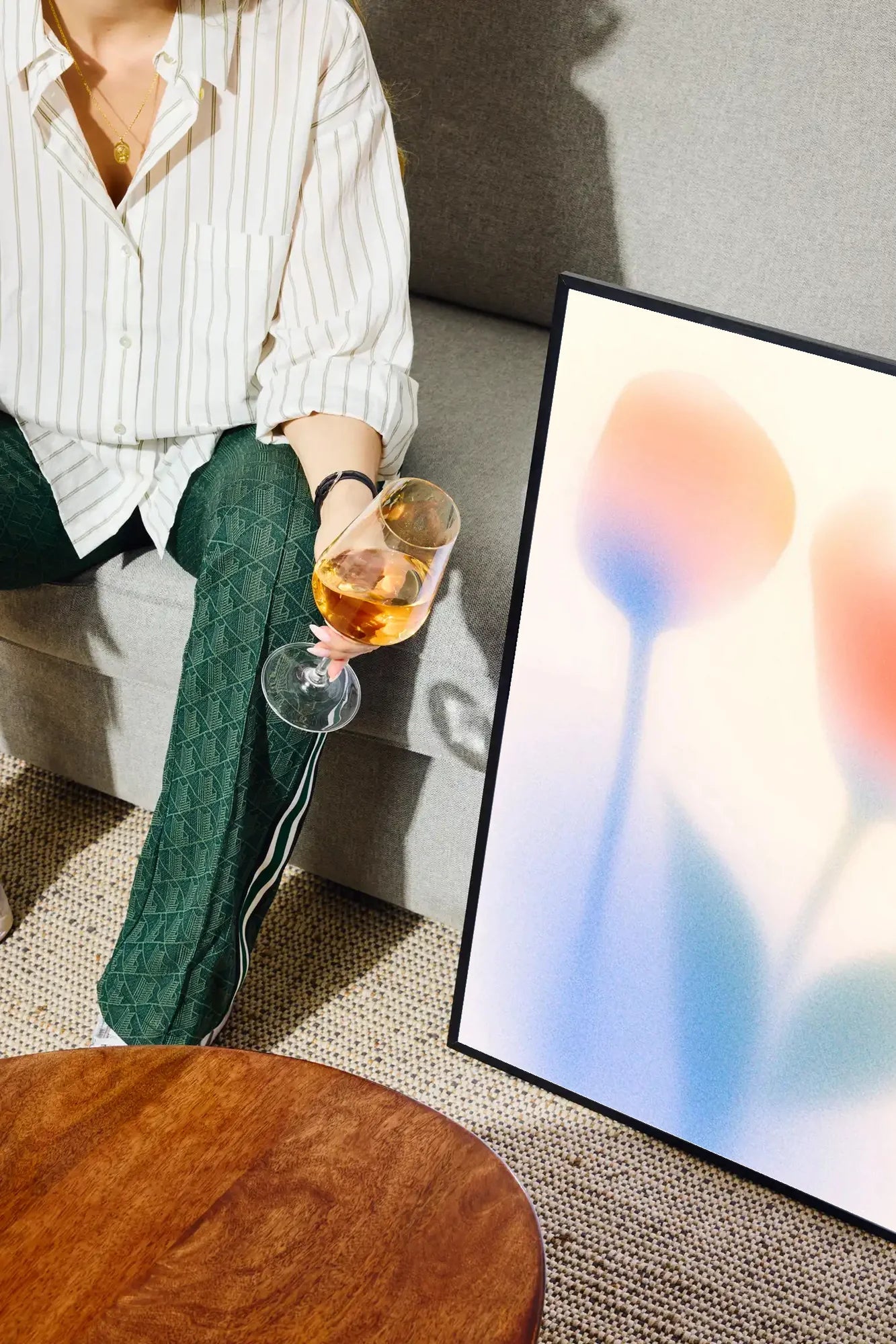 Ethereal Bloom - drinkglass-sofa