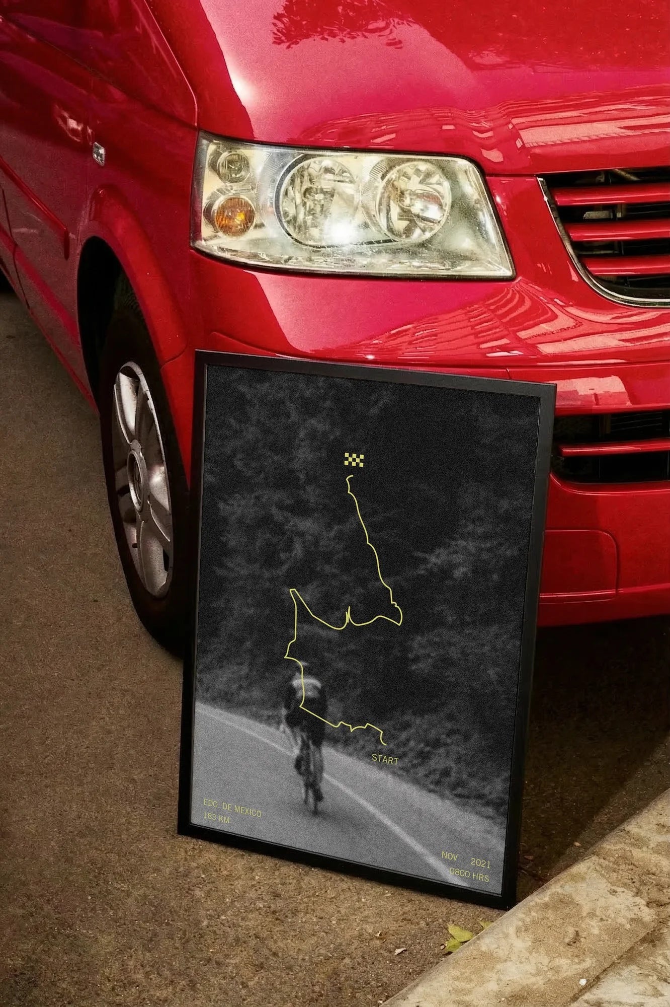 Cyclist's Path - carmockup