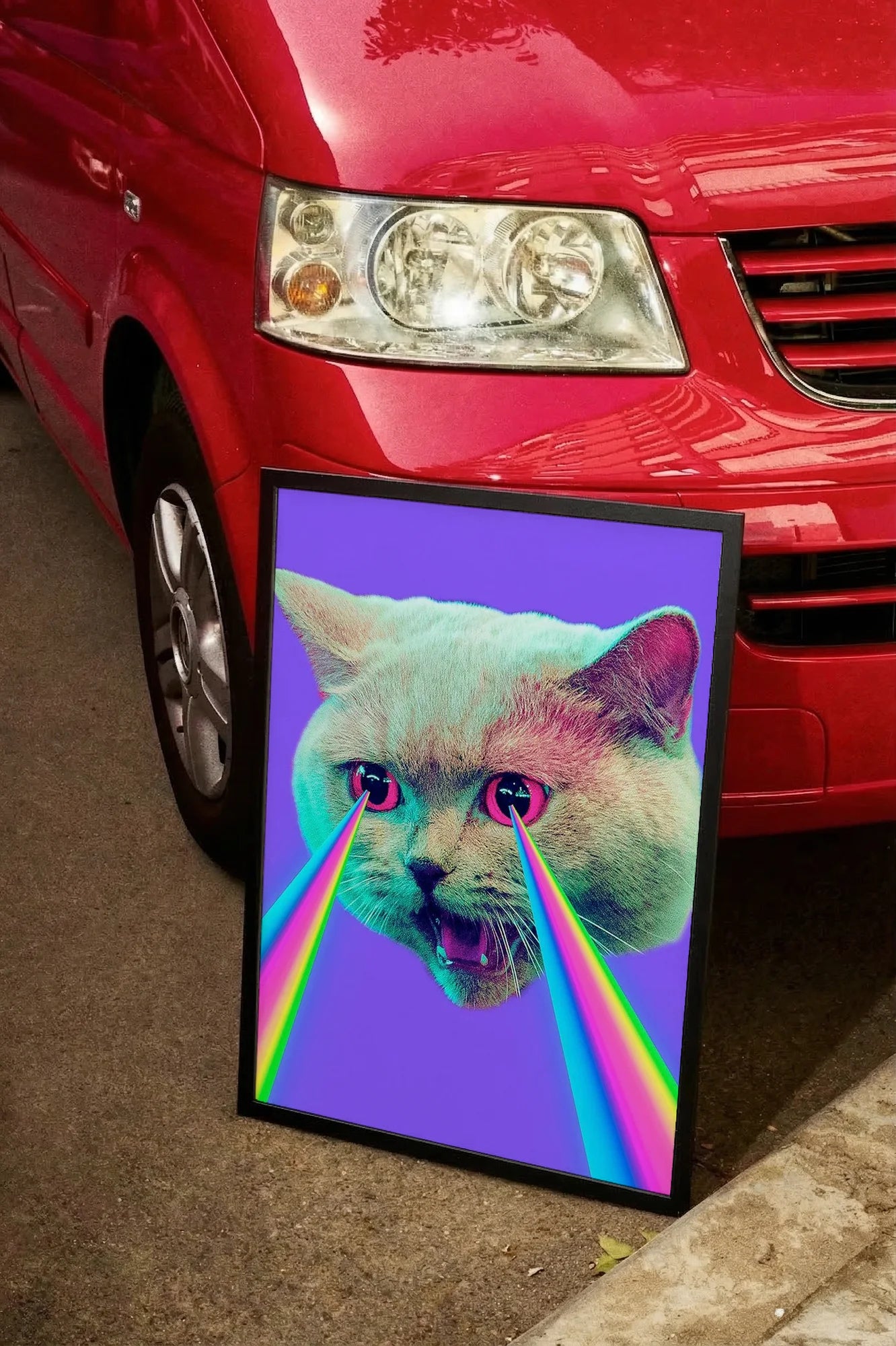 Neon Kitty - carmockup