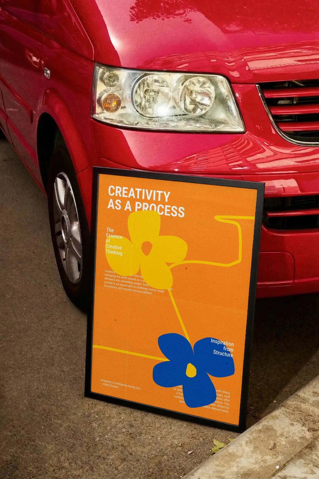 Geometric Bloom - carmockup