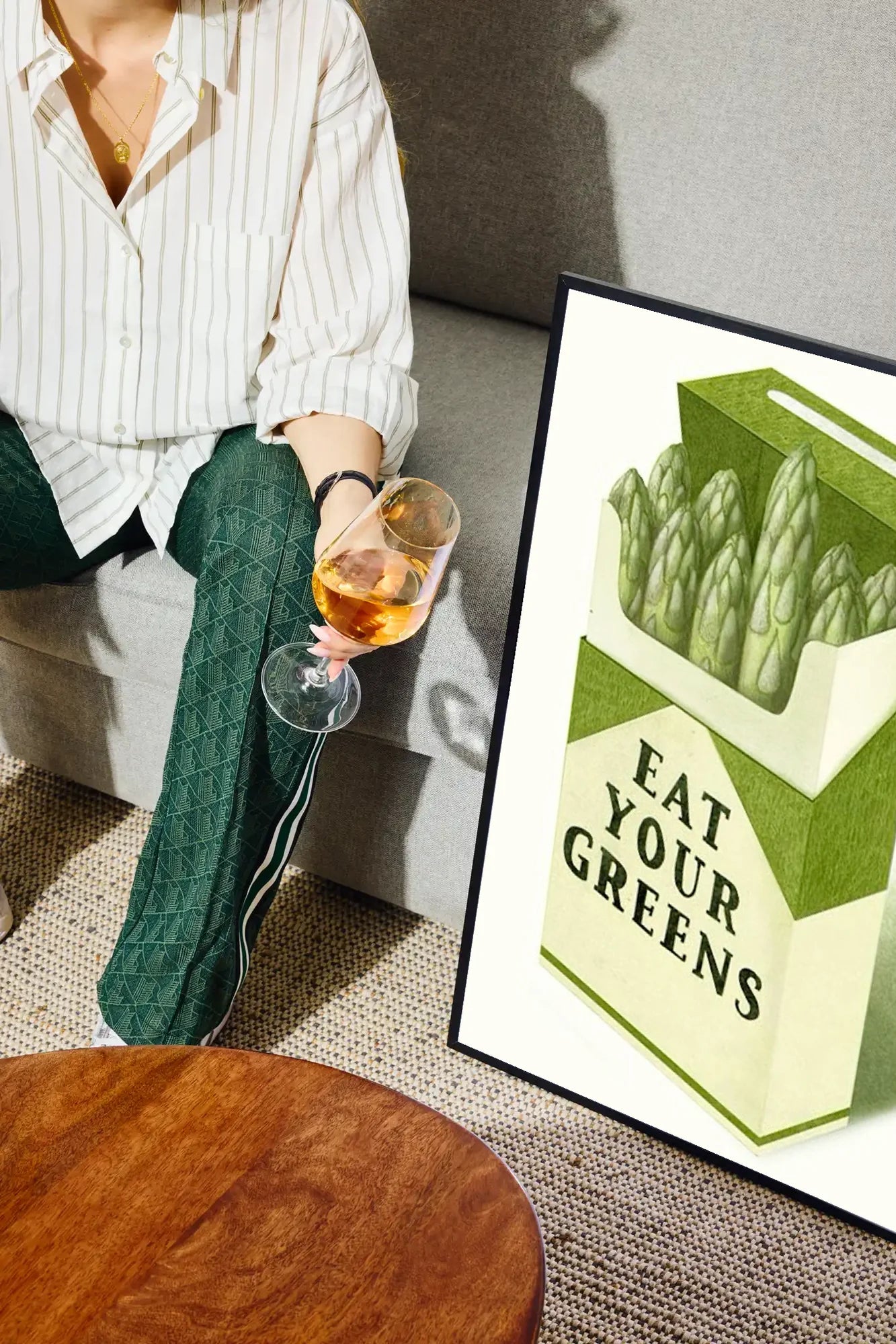 Boxed Greens - drinkglass-sofa