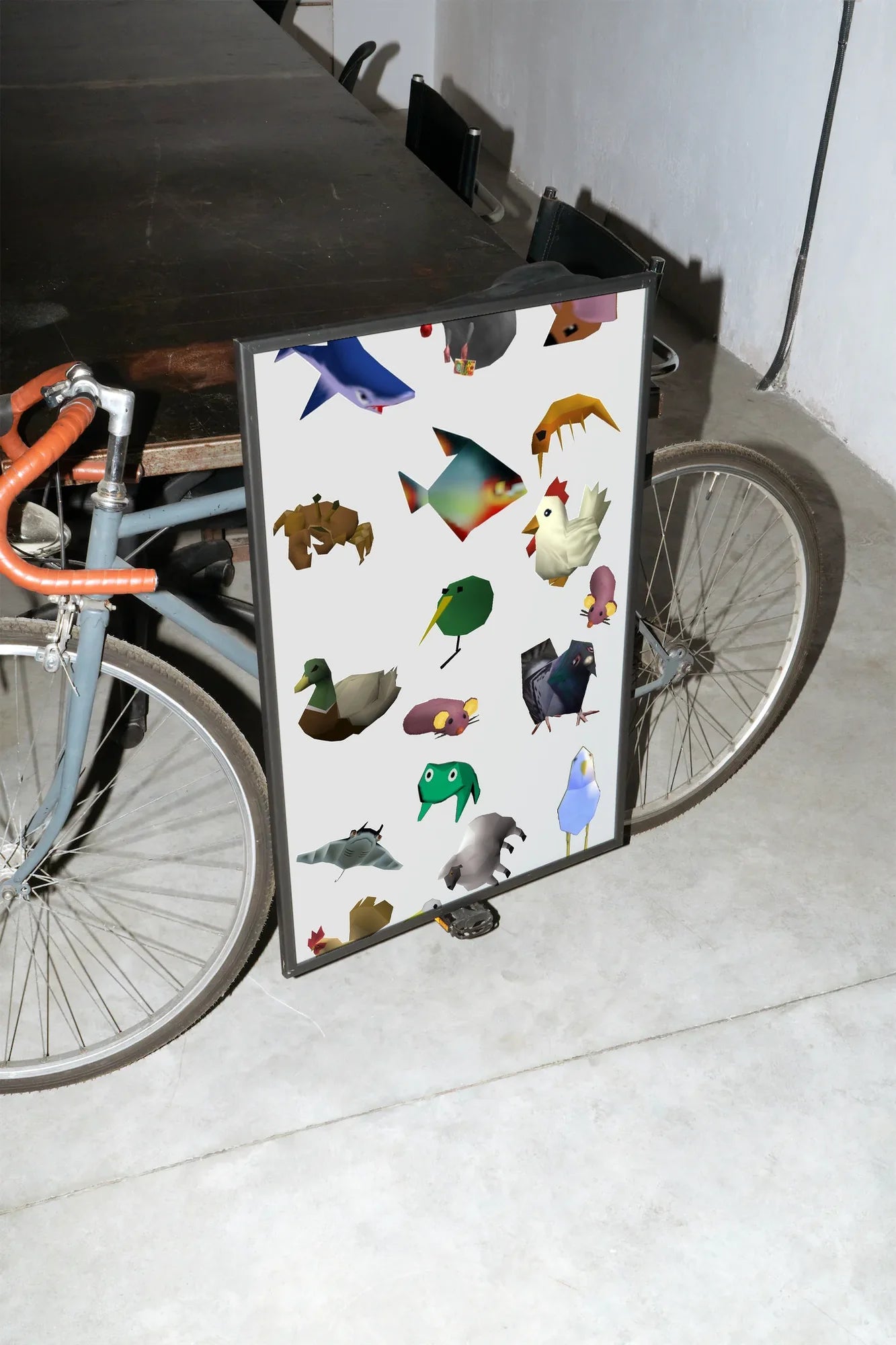 Whimsical Poly Grid - mockup-velo