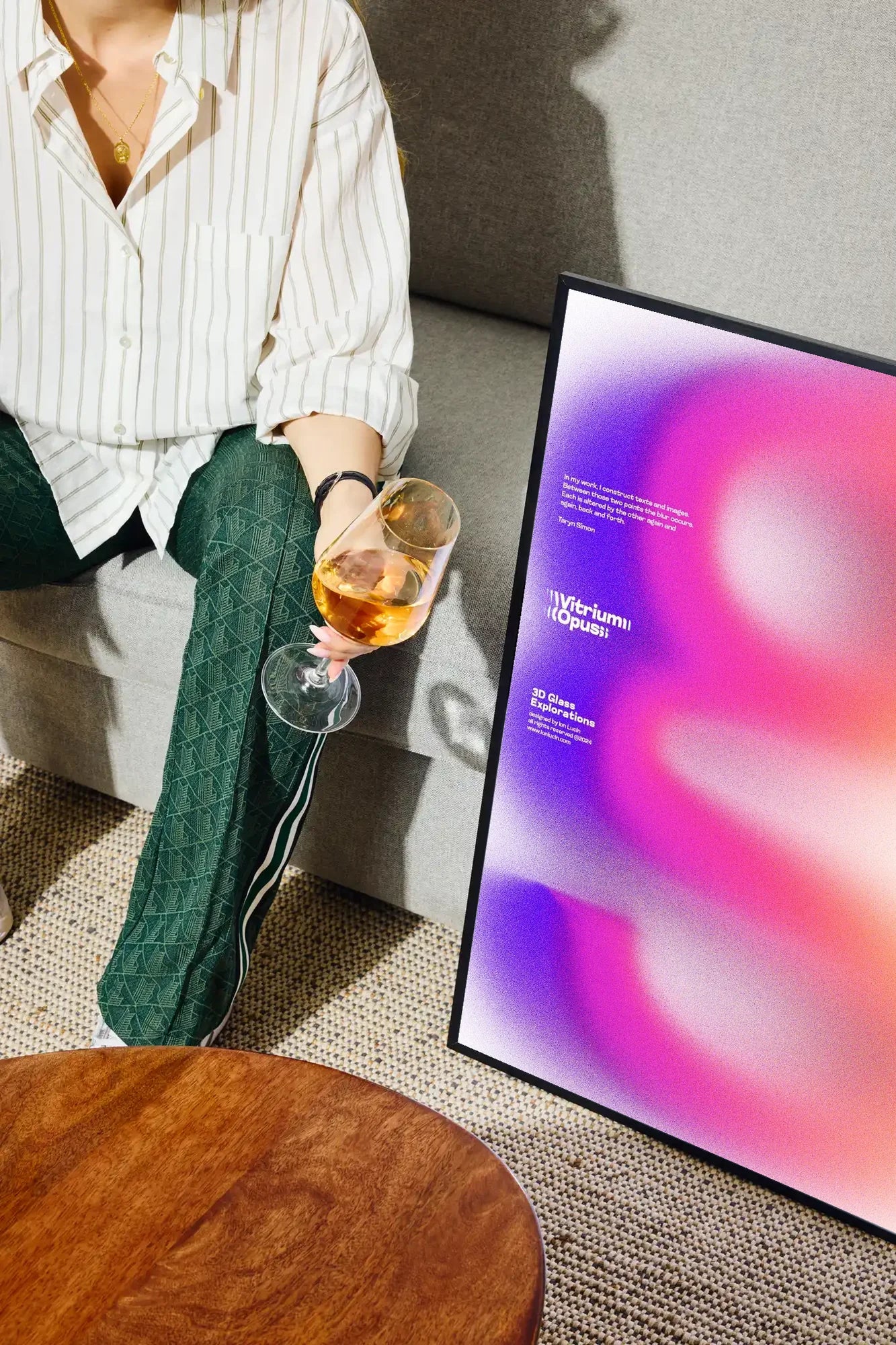 Glass Flow - drinkglass-sofa