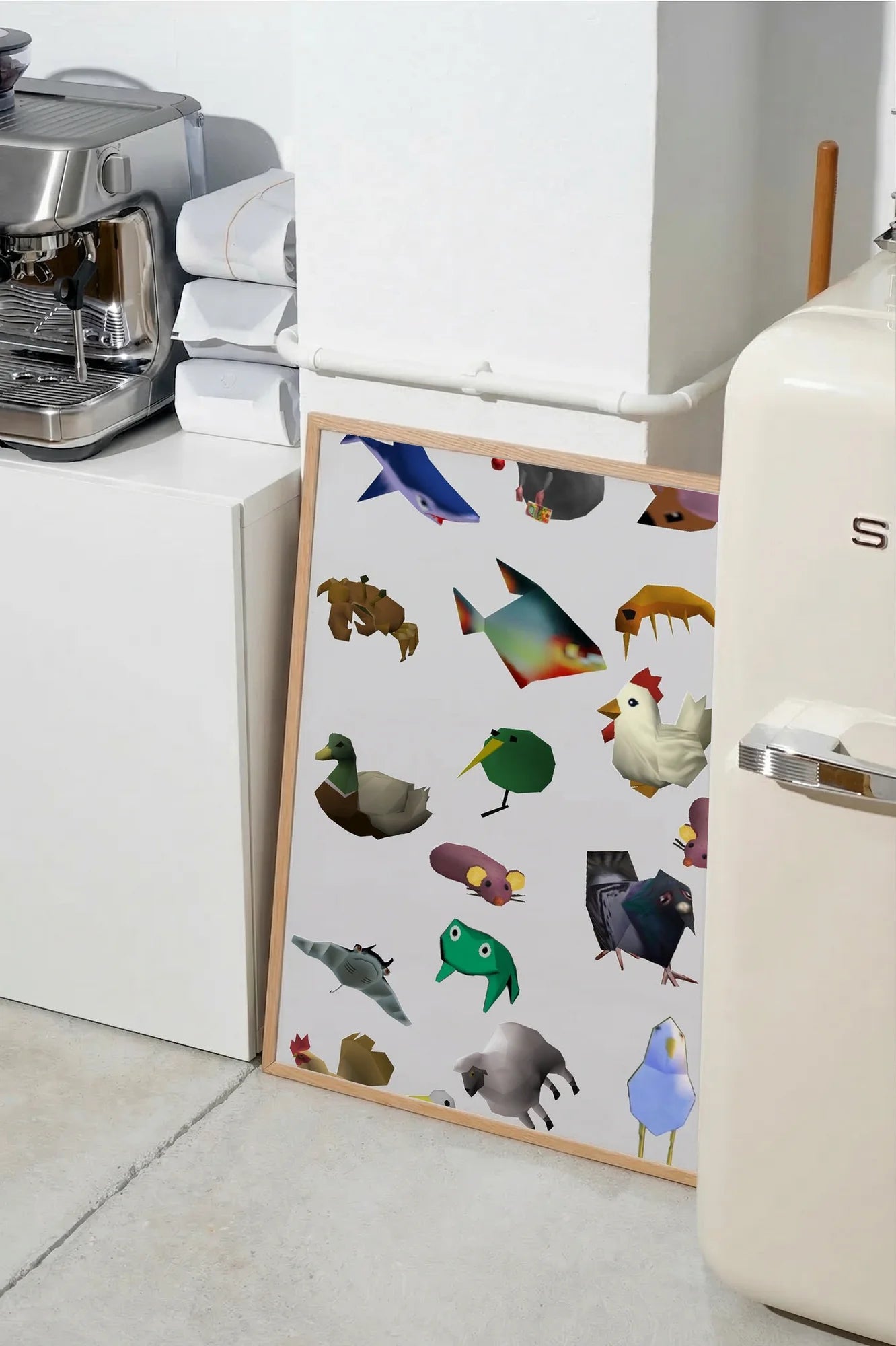 Whimsical Poly Grid - SMEG