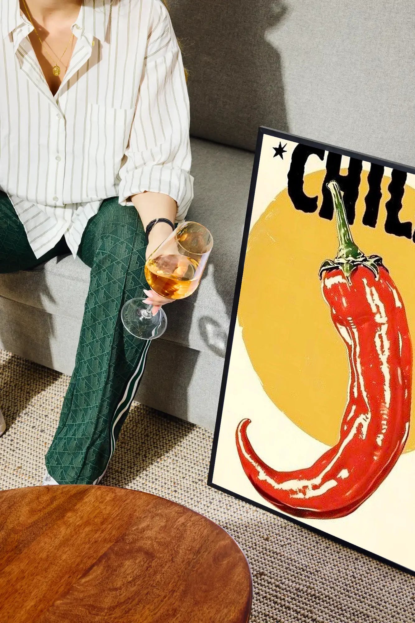 Spicy Heat - drinkglass-sofa