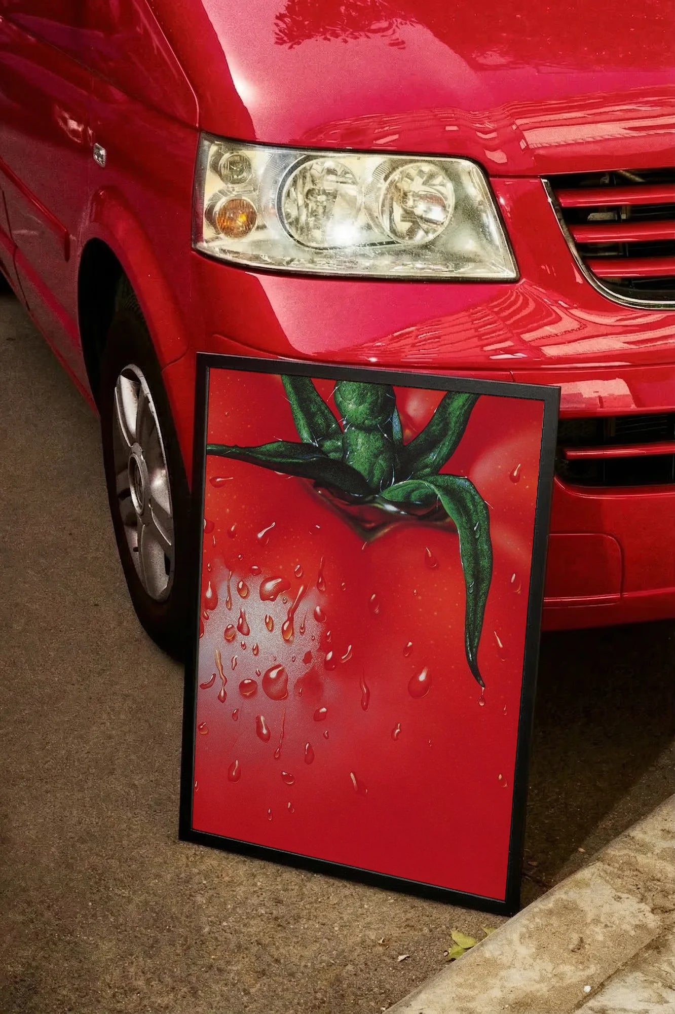 Succulent Red - carmockup