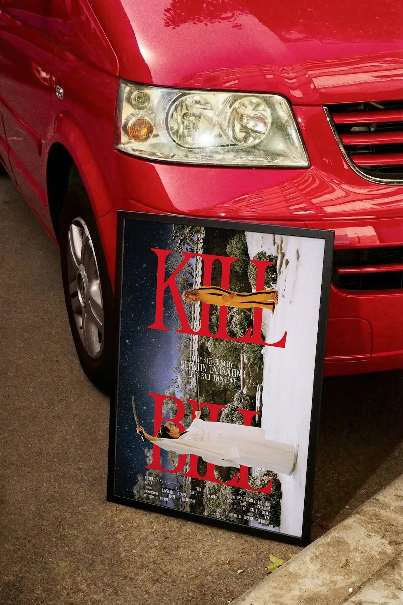 Red Snow Rising - carmockup