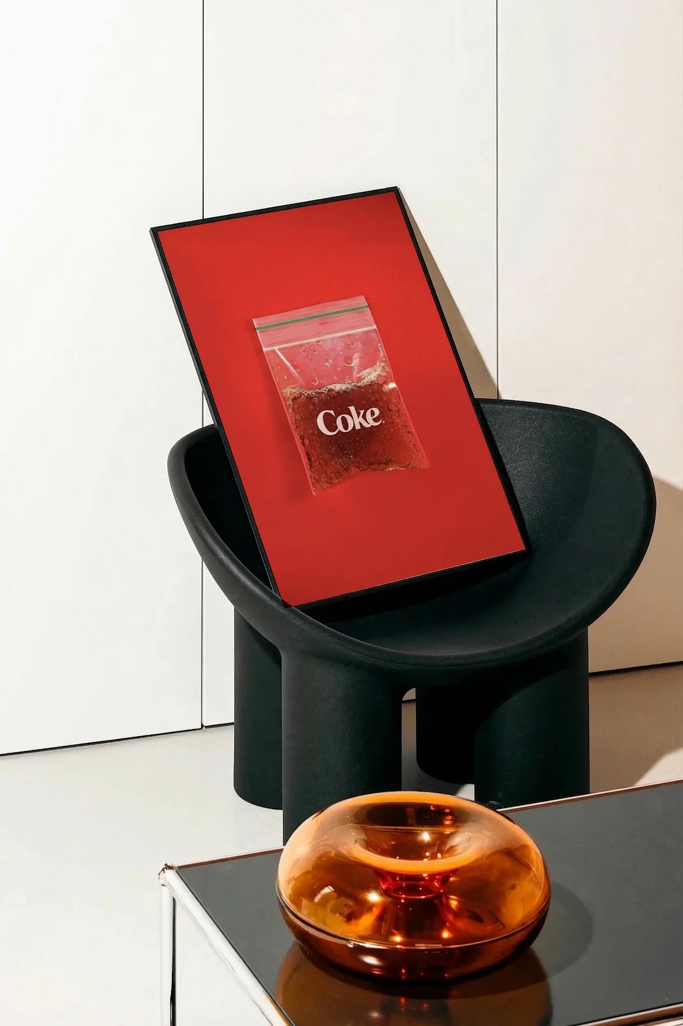 Glass Red - onchair