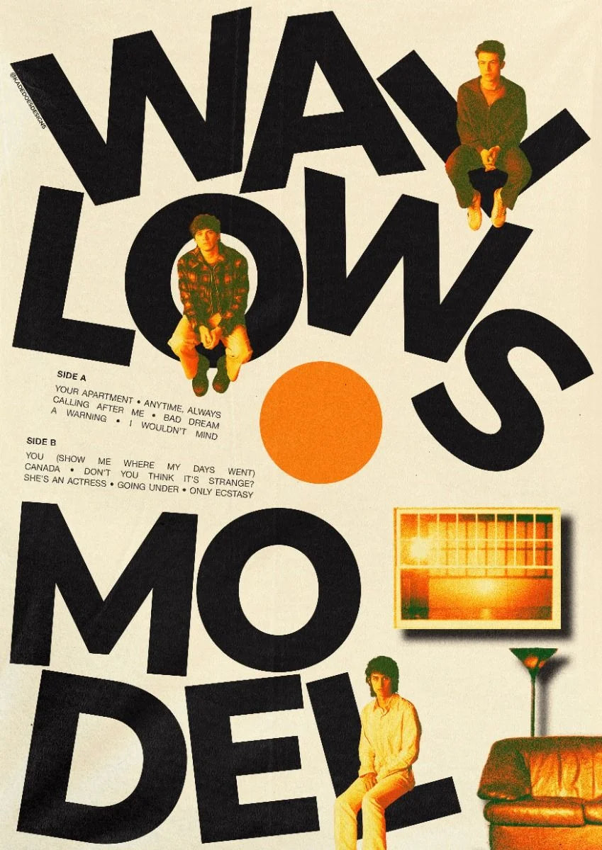 Bold typography meets screen noir. A stark digital landscape where text and figures collide, dominated by monochrome tones punctuated by a vibrant accent circle.